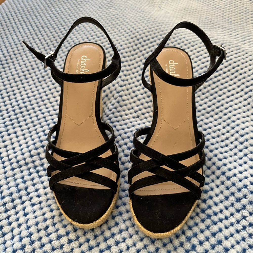 Charles by Charles David Black Strappy Women's Sandals